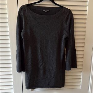 Cable & Gauge Dark Grey Knit Sweater Small